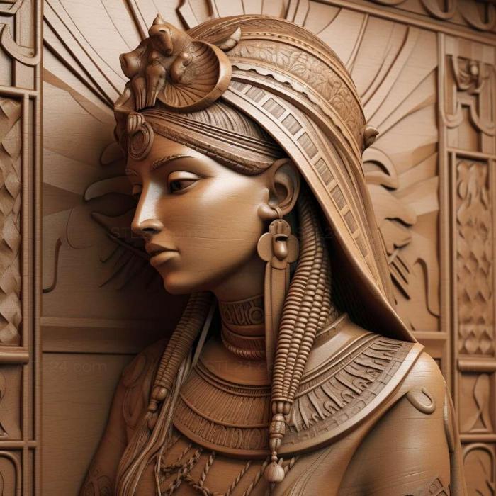 Ideas (Cleopatra detailed 1, IDEA_1) 3D models for cnc